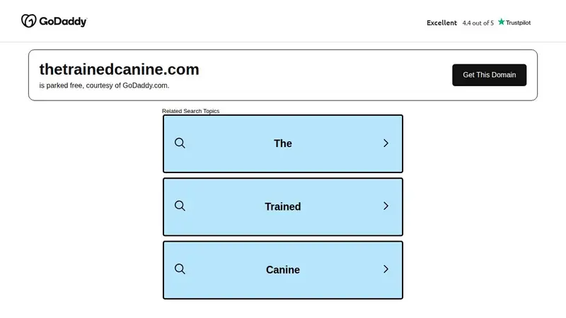The Trained Canine preview