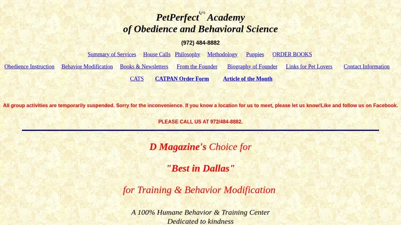Pet Perfect Academy preview