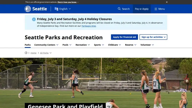 Genesee Park and Playfield preview