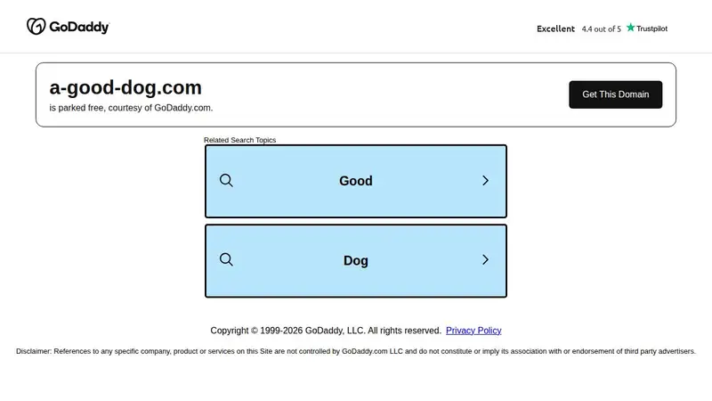 A Good Dog....is a trained dog preview