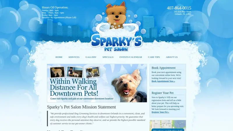 Sparky's Pet Salon preview