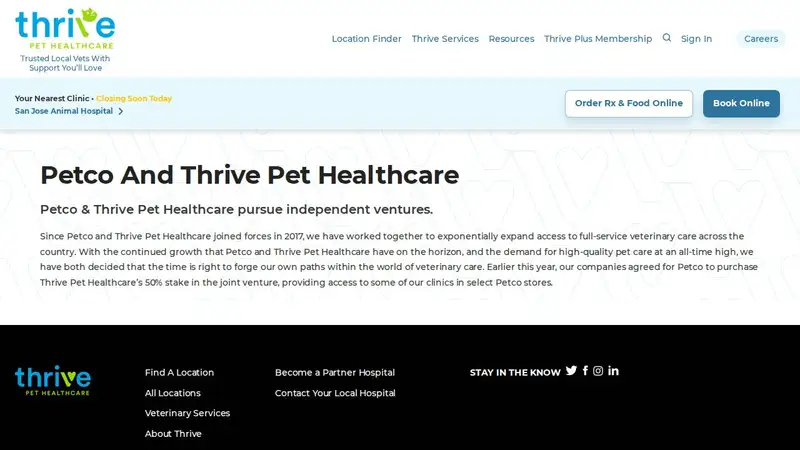 THRIVE Affordable Vet Care preview