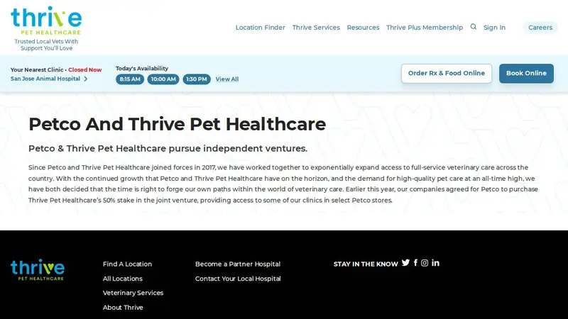 THRIVE Affordable Vet Care preview