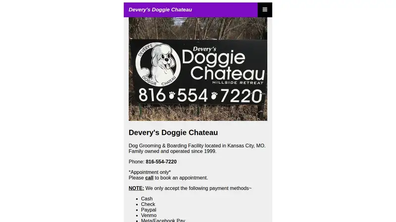 Devery's Doggie Chateau preview