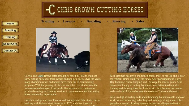 Chris Brown Cutting Horses preview
