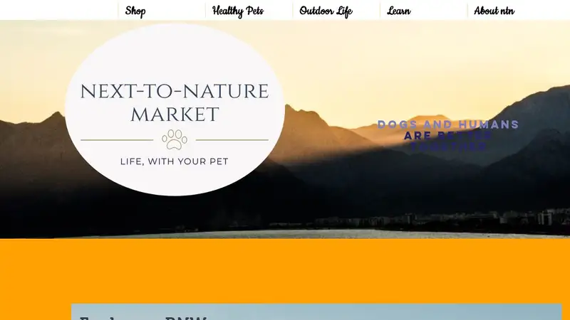 Next To Nature Pet Markets preview