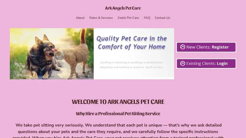 Ark Angels Pet Care preview