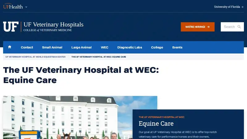 UF Veterinary Hospital at WEC: Equine preview