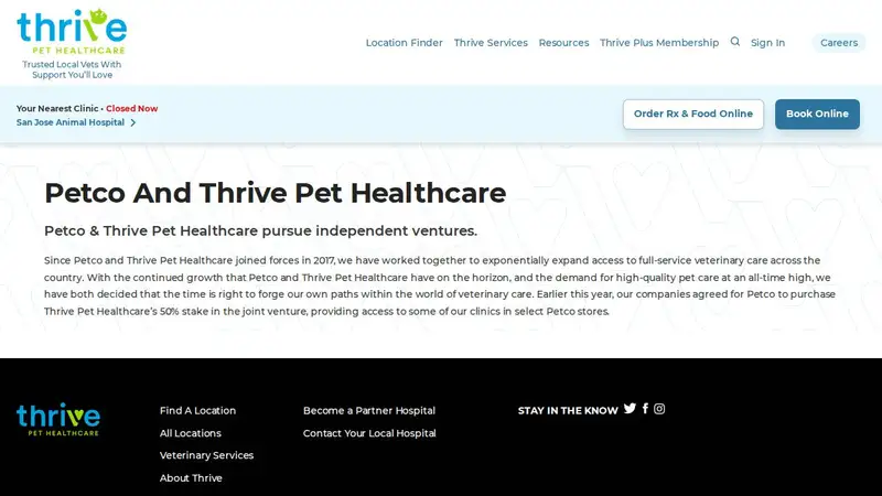 THRIVE Affordable Vet Care preview