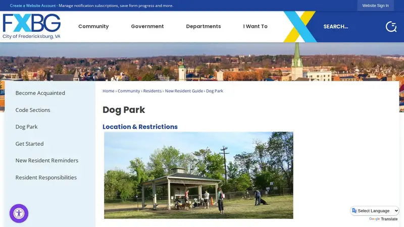 Fredericksburg Dog Park preview