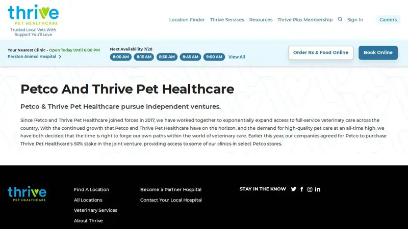 THRIVE Affordable Vet Care preview