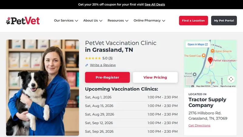 PetVet Vaccination Clinic preview