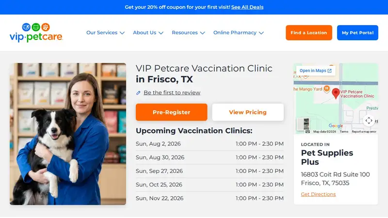 VIP Petcare Vaccination Clinic preview