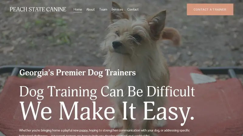 Peach State Canine | Professional Dog Trainers preview