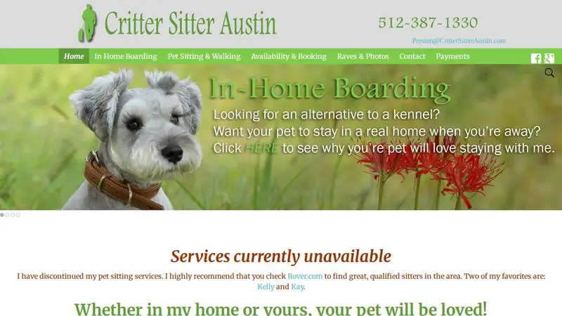 Critter Sitter Austin preview