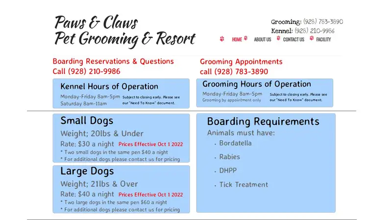 Paws & Claws Pet Grooming preview