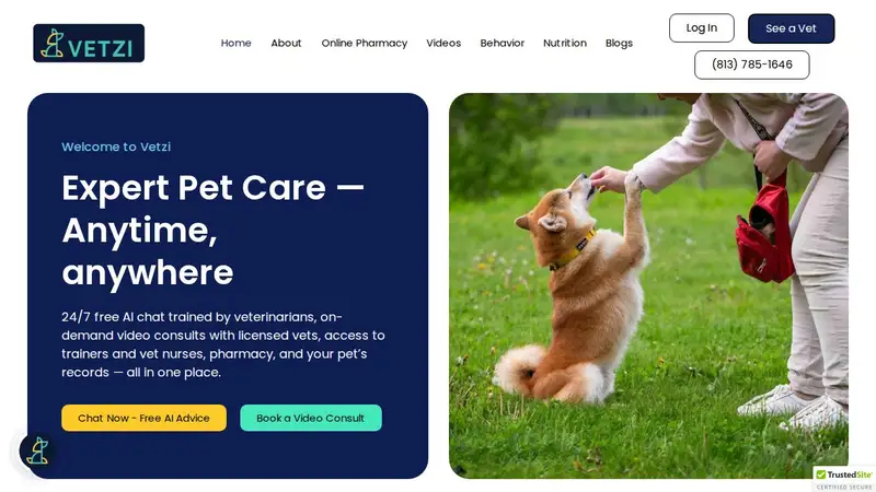 Vetzi: Online Vet Consults + 24/7 AI Pet Advice preview