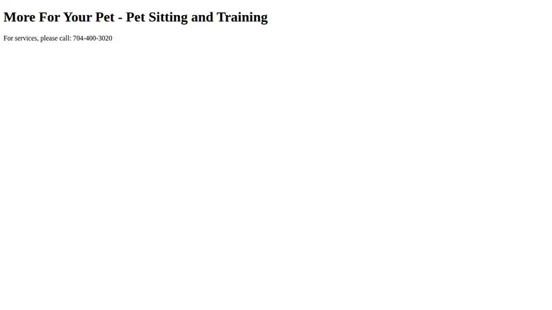 More For Your Pet preview