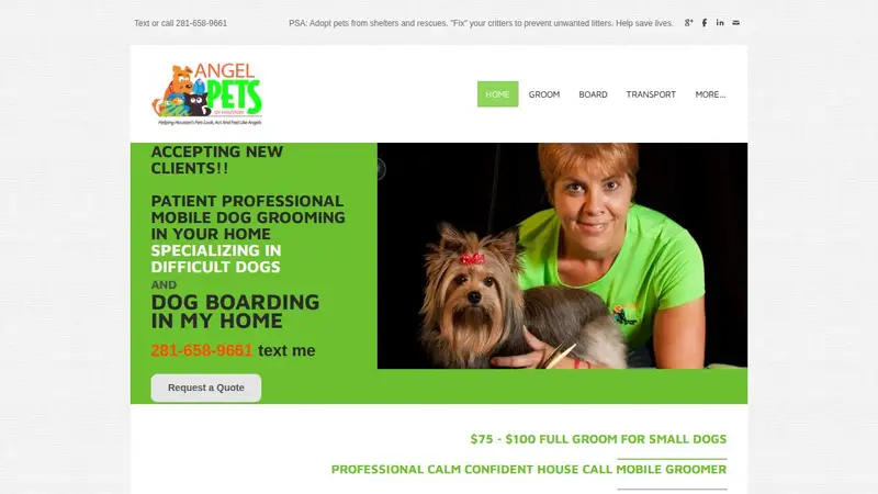 Angel Pets Mobile Housecall Groomer preview