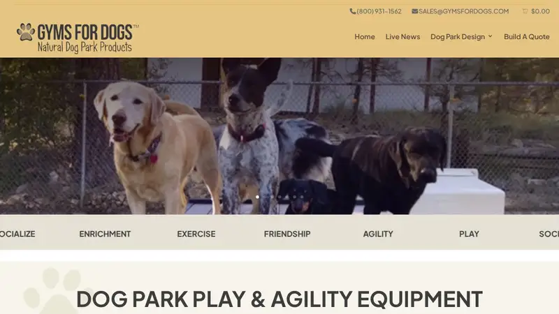 Gyms For Dogs - Natural Dog Park Products preview