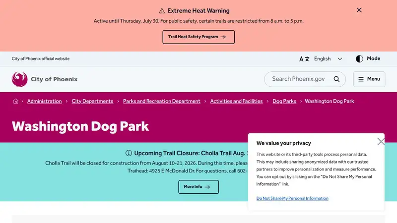 Washington Dog Park preview