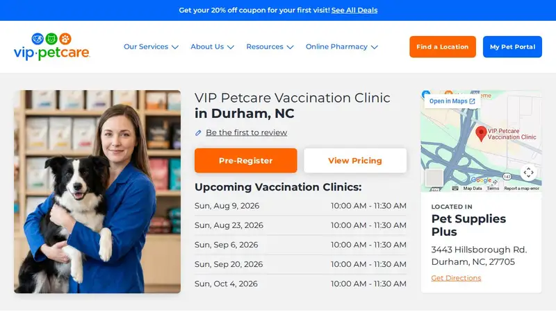 VIP Petcare Vaccination Clinic preview