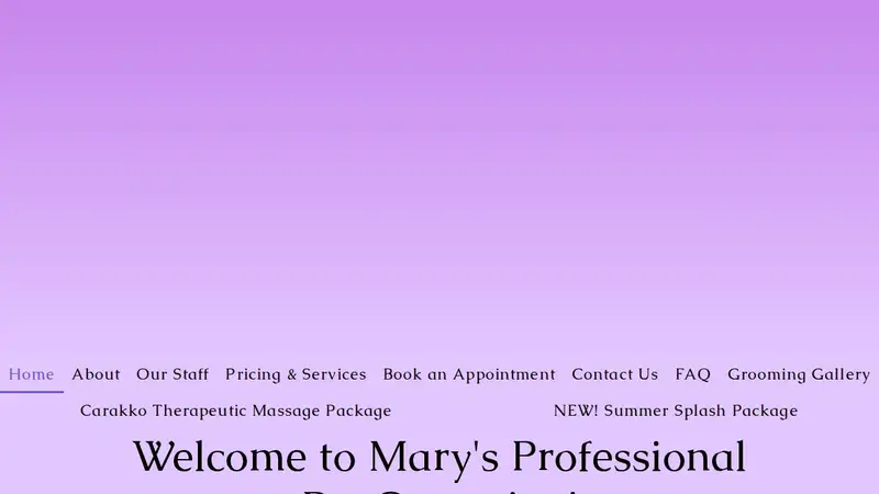 Marys Professional Pet Grooming preview