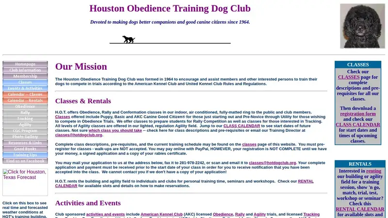 Houston Obedience Training Dog Club preview
