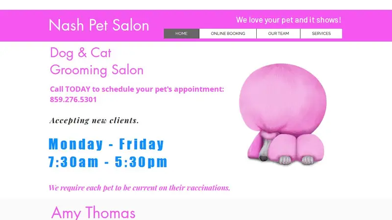 Nash Pet Salon preview