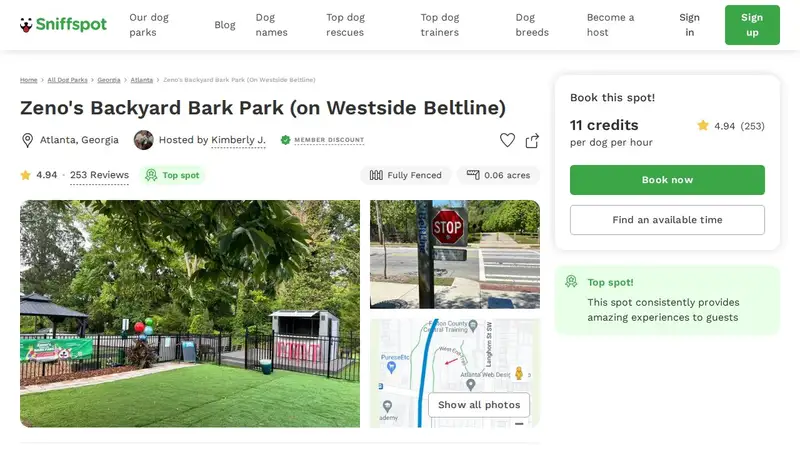 Zeno's Backyard Bark Park preview