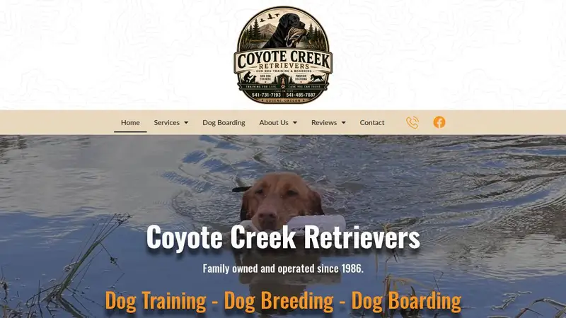 Coyote Creek Retrievers Dog Boarding preview