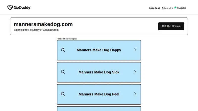 Manners Make the Dog preview
