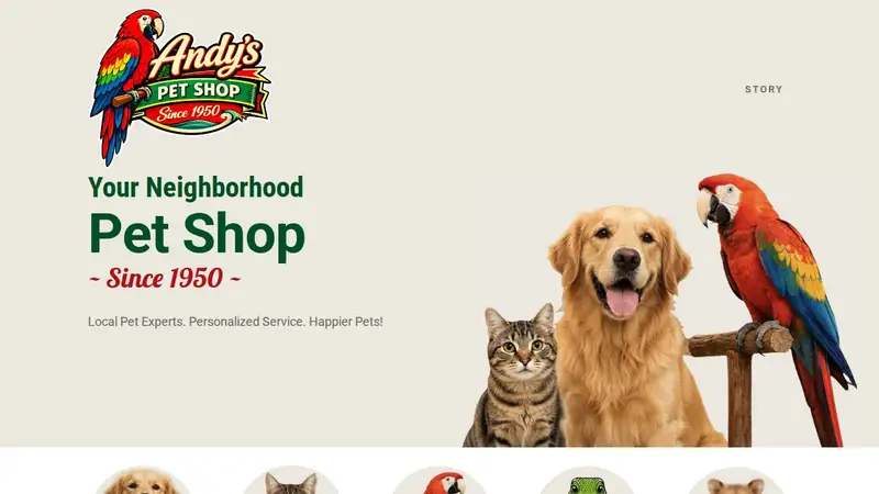 Andy's Pet Shop preview