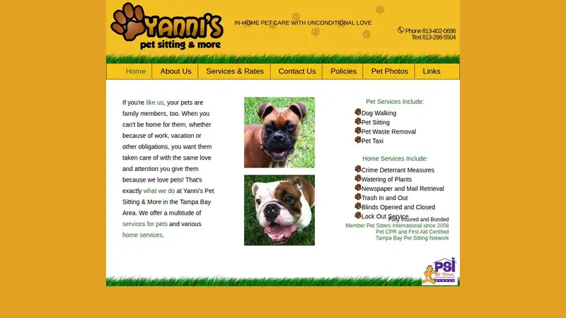 Yanni's Pet Sitting And Walking preview
