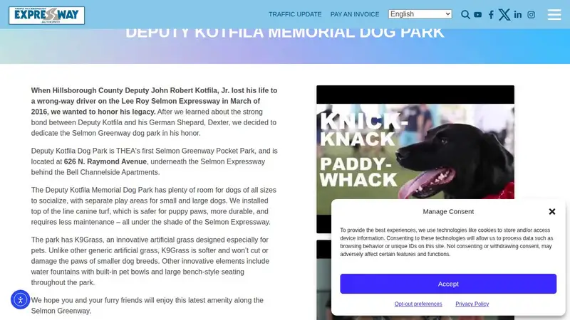 Deputy Kotfila Memorial Dog Park preview