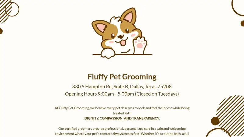 Fluffy Pet Grooming preview