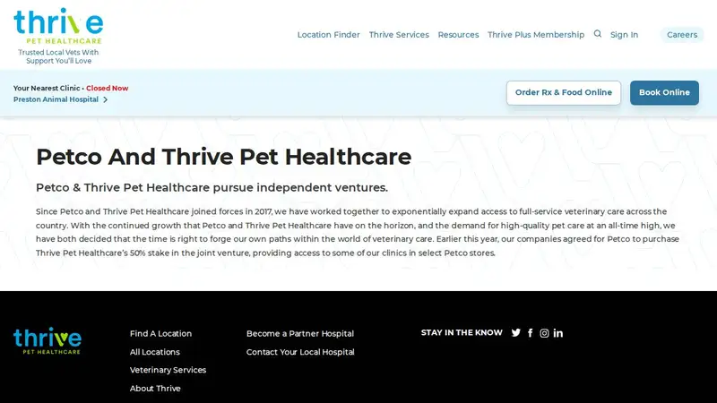 THRIVE Affordable Vet Care preview