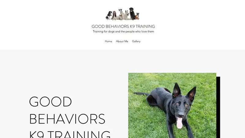 Good Behaviors K9 Training preview