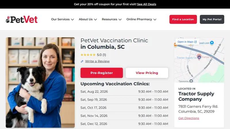 PetVet Vaccination Clinic preview