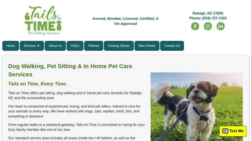 Tails on Time Pet Sitting Services preview
