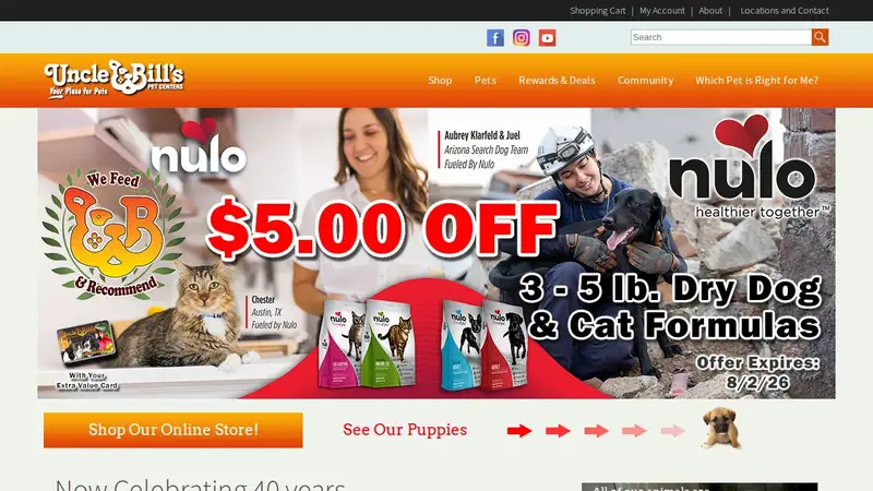 Uncle Bill's Pet Centers preview