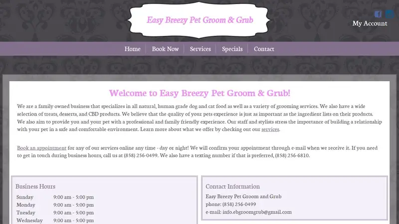 Easy Breezy Pet Groom & Grub preview