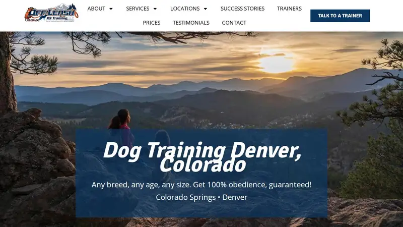 Off-Leash K9 Training - Colorado preview