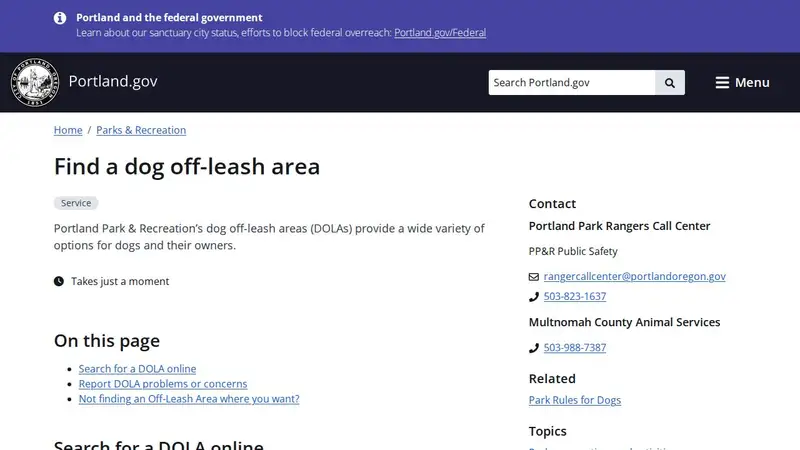 Mt. Tabor Off Leash Dog Park preview