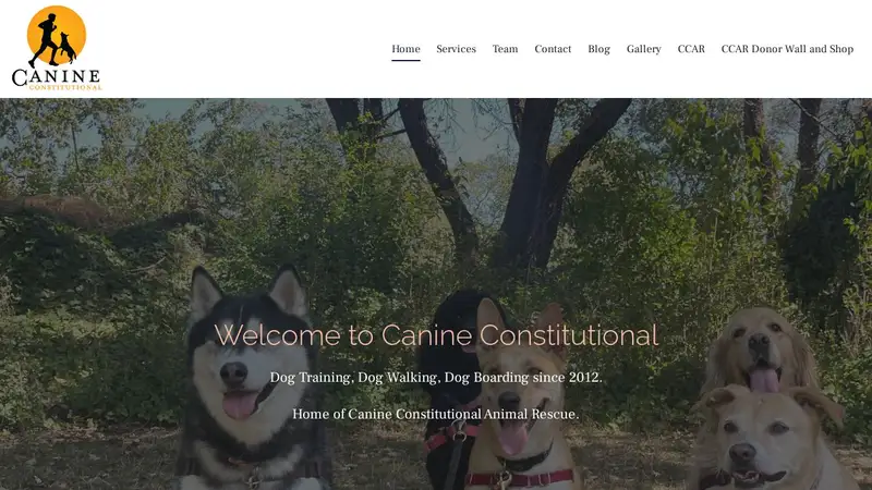 Canine Constitutional Home of Canine Constitutional Animal Rescue preview