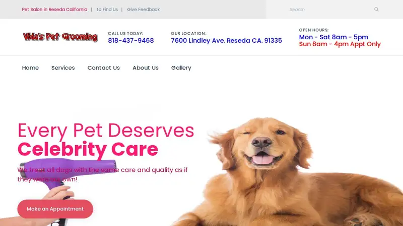 Vida pet grooming preview