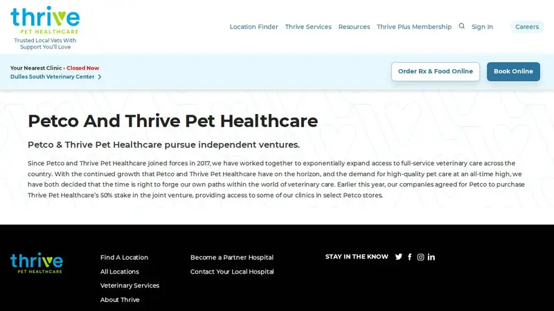 THRIVE Affordable Vet Care preview