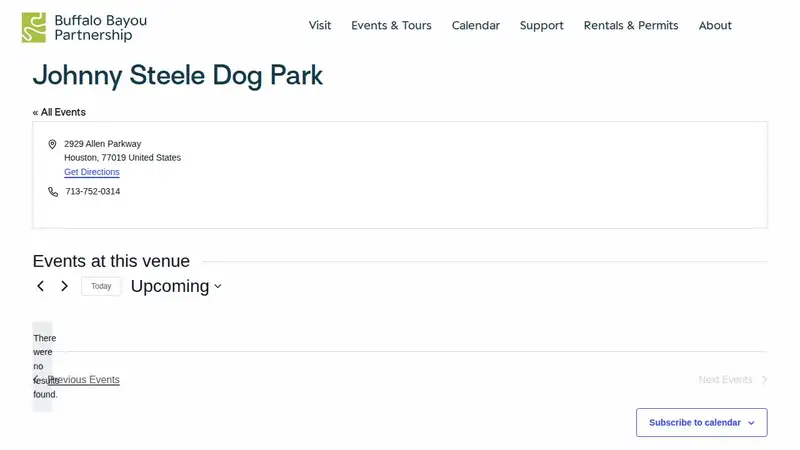 Allen Parkway and Montrose Dog Park preview