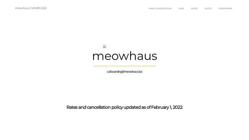 Meowhaus 1 Feline Boarding and Day Spa preview