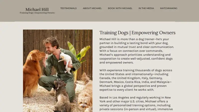 Michael Hill Dog Training preview